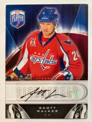2009-10 UD Be a Player Signatures Auto Scott Walker #S-WK Washington Capitals